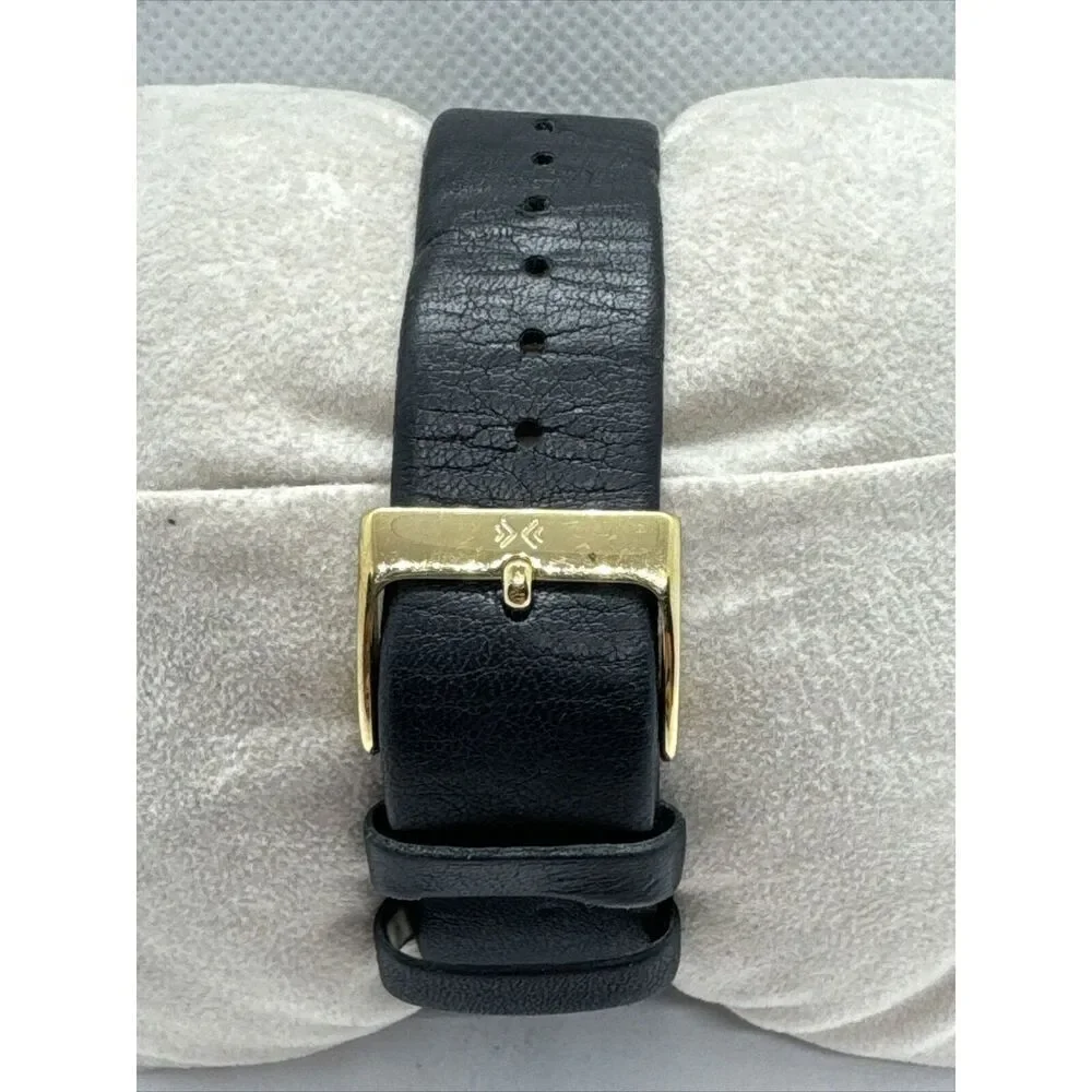 Skagen SKW2124 Women's Black Leather Strap Analog Dial Quartz Wrist Watch JNA925